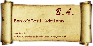 Benkóczi Adrienn névjegykártya